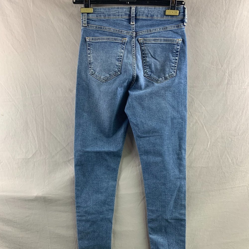 NWT Topshop Moto Jamie High Rise Skinny Jeans Blue Size 26" - Picture 3 of 3